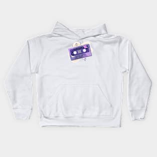 Dream cassette design drawing Kids Hoodie